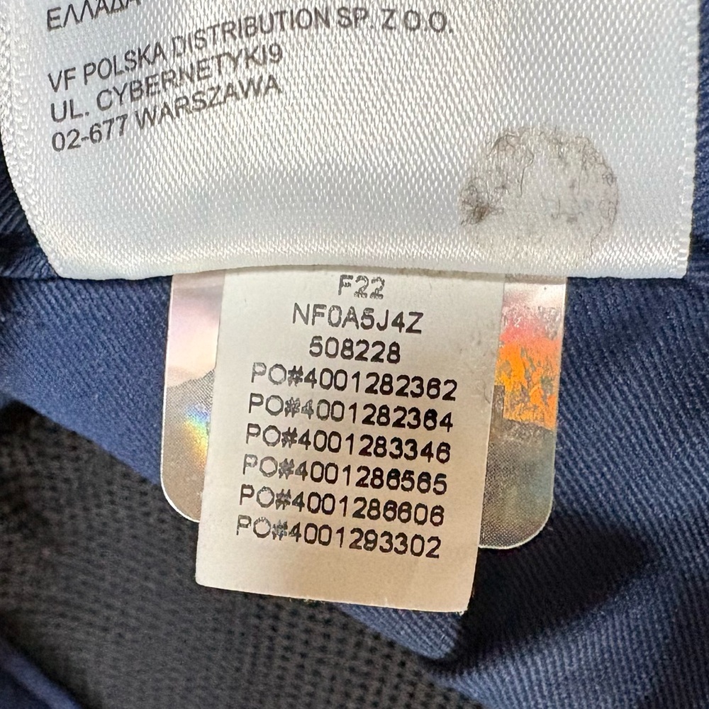 The North Face Standard Modern Pants Mens Sz 34x31 Navy Performance DWR Chinos - Picture 8 of 10